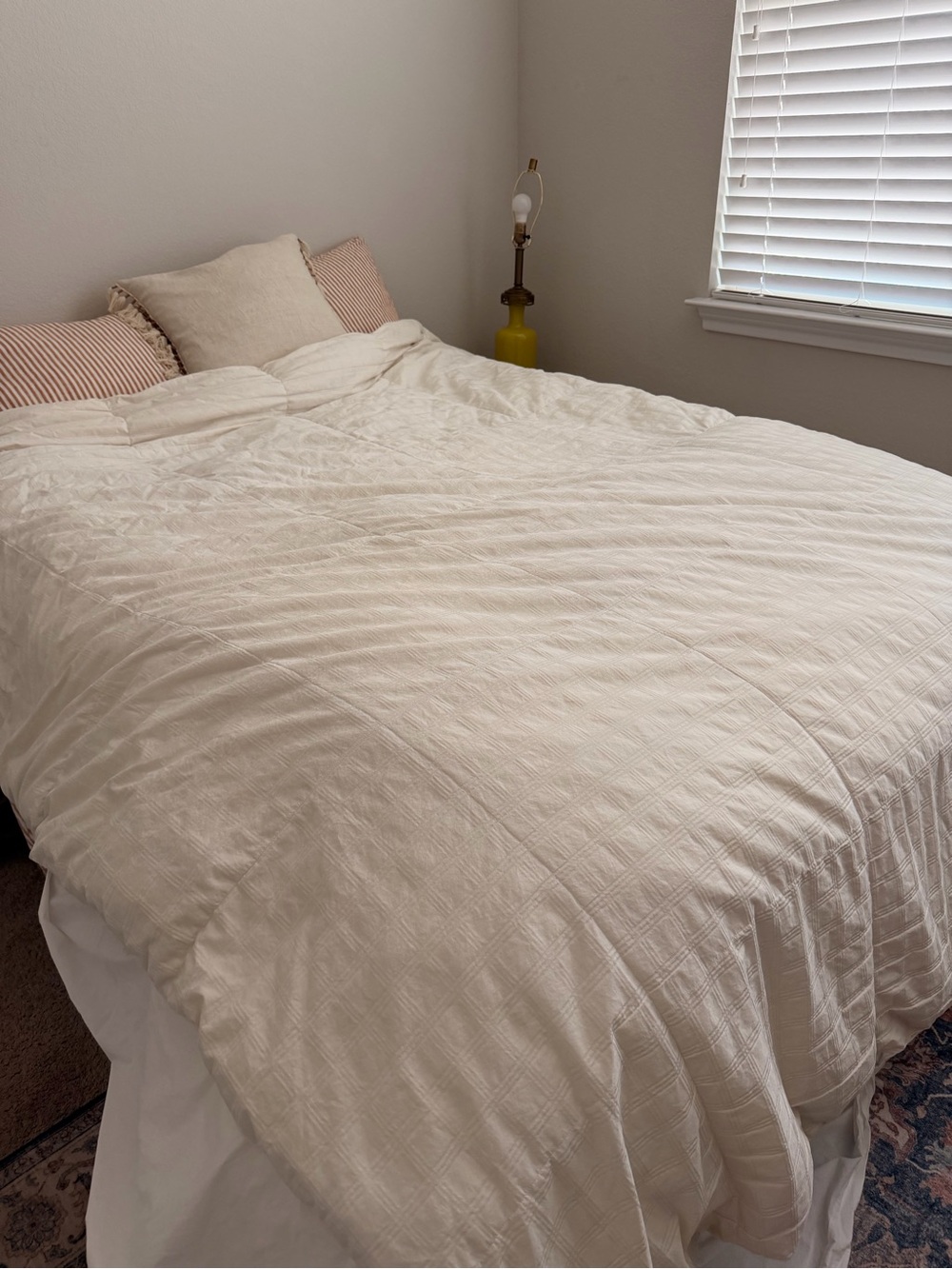 Ralph Lauren Cream Quilted Duvet Cover